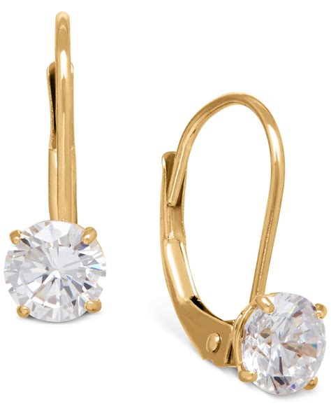 macys cz earrings